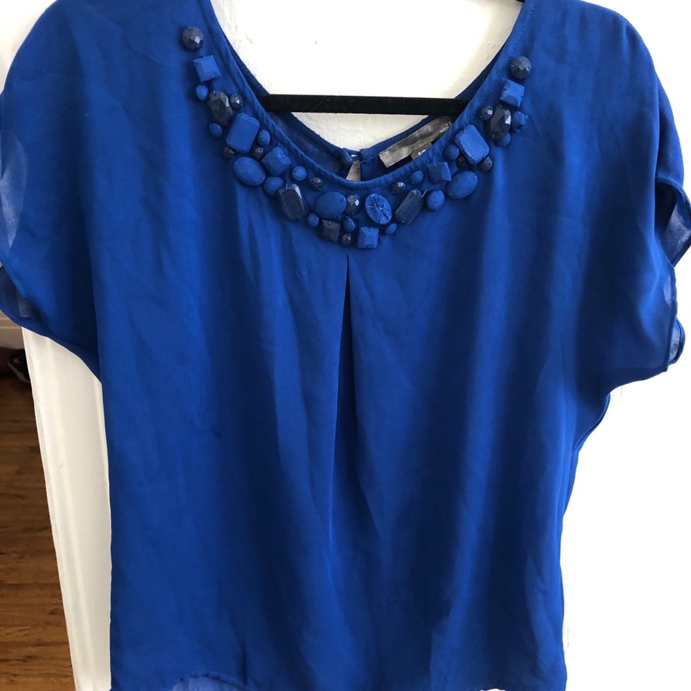 Blue nice blouse
